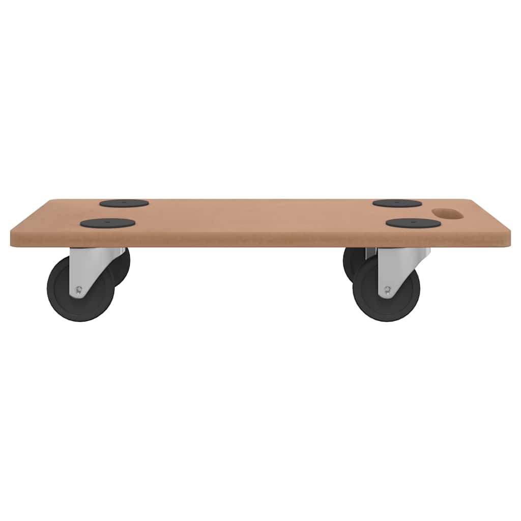 vidaXL Moving Dollies 2 pcs Rectangular Engineered Wood