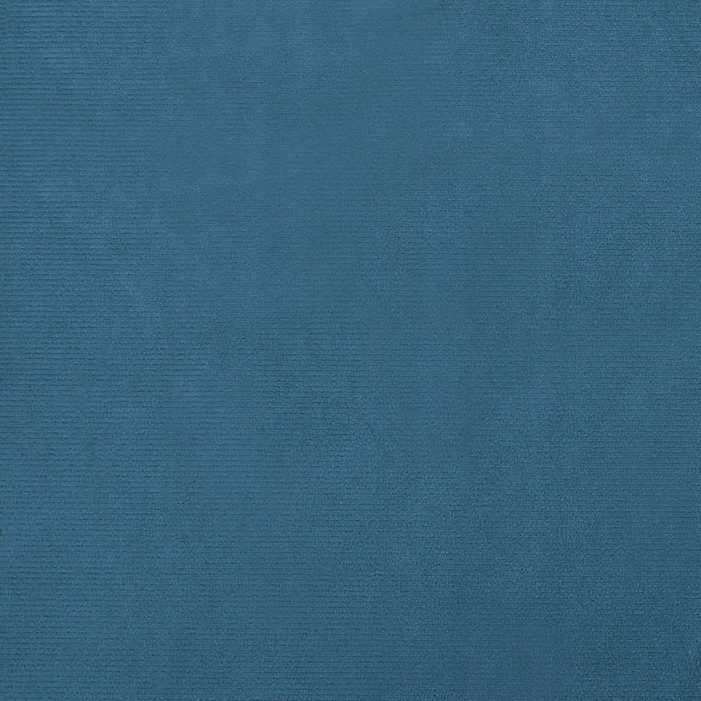vidaXL Kinderbank 70x45x26,5 cm fluweel blauw