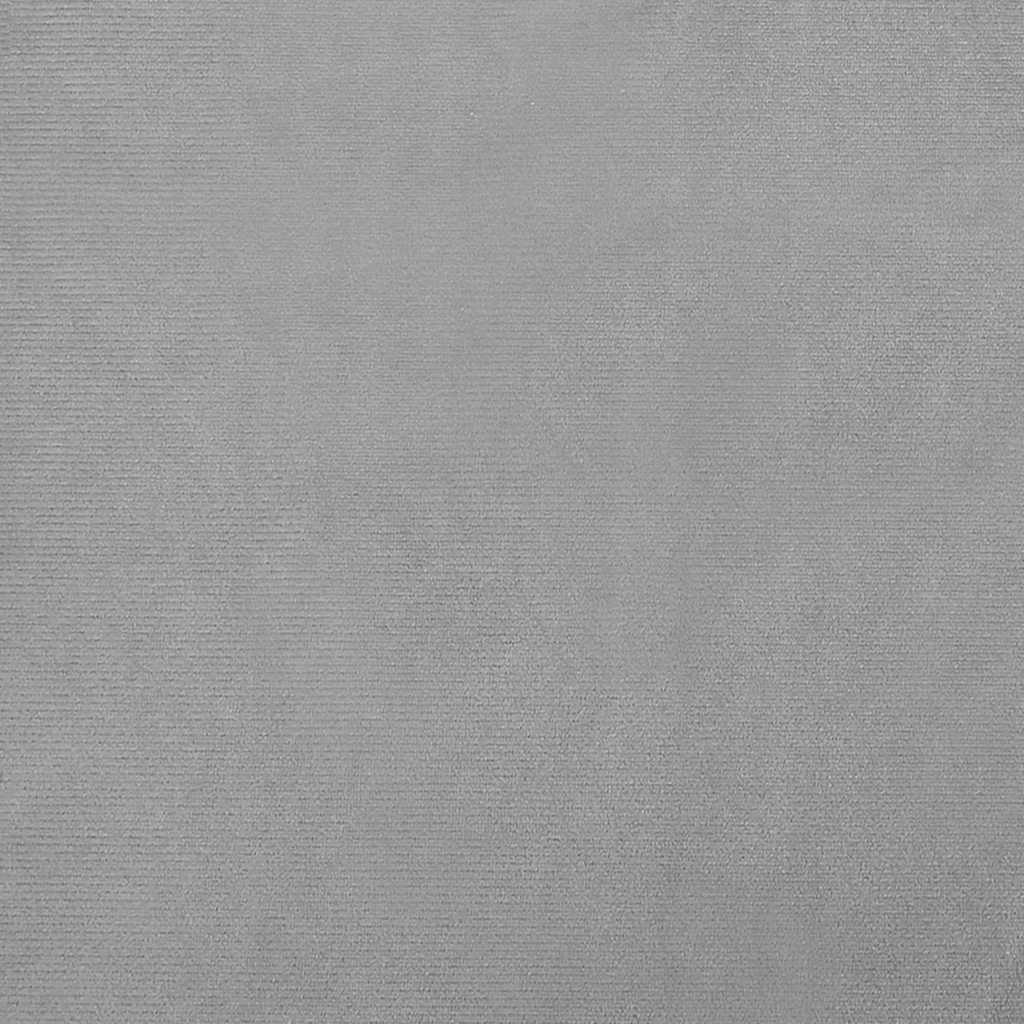 vidaXL Kinderbank 70x40x24 cm fluweel lichtgrijs