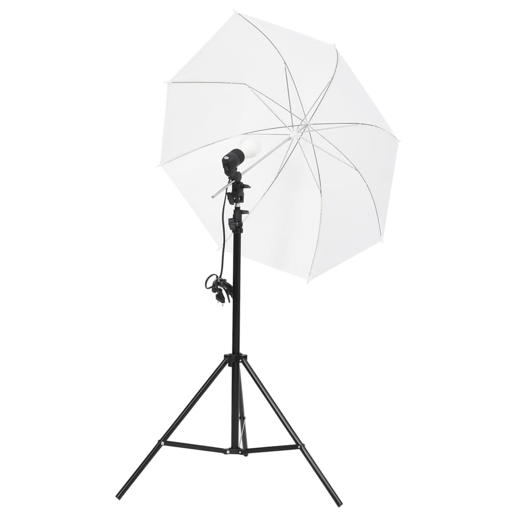 vidaXL Studio de photographie avec ensemble d'éclairage à côté d'un réflecteur