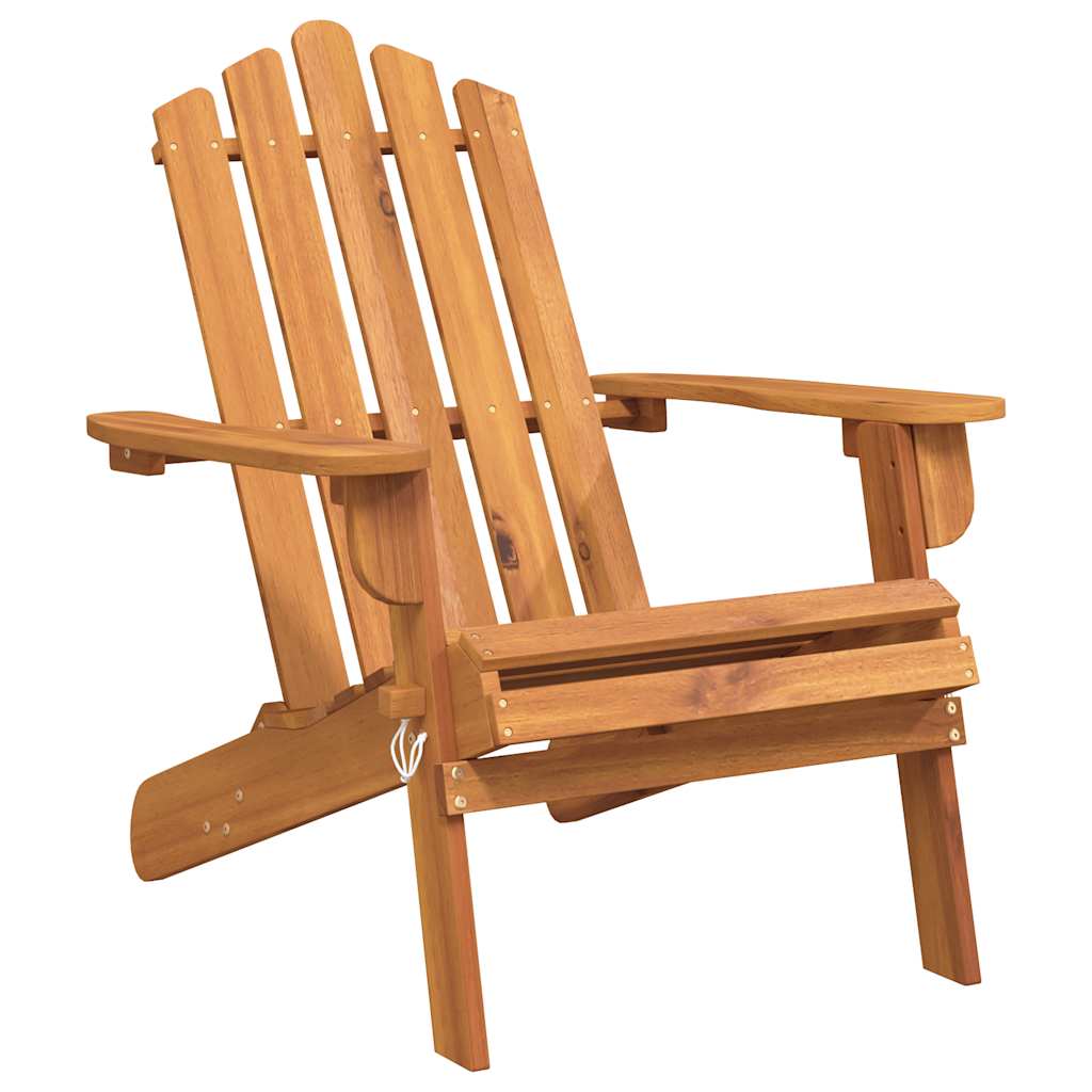 vidaXL Adirondack Garden Chairs 2 pcs Solid Acacia Wood