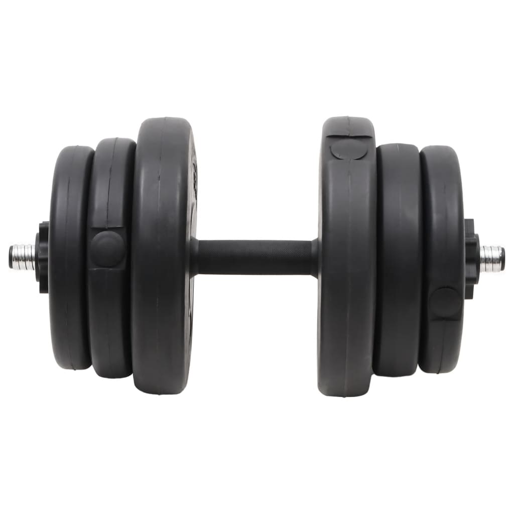 vidaXL Halter met gewichten 40 kg
