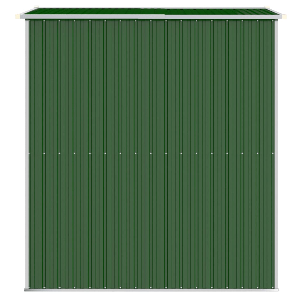 vidaXL Tuinschuur 192x191x223 cm gegalvaniseerd staal groen