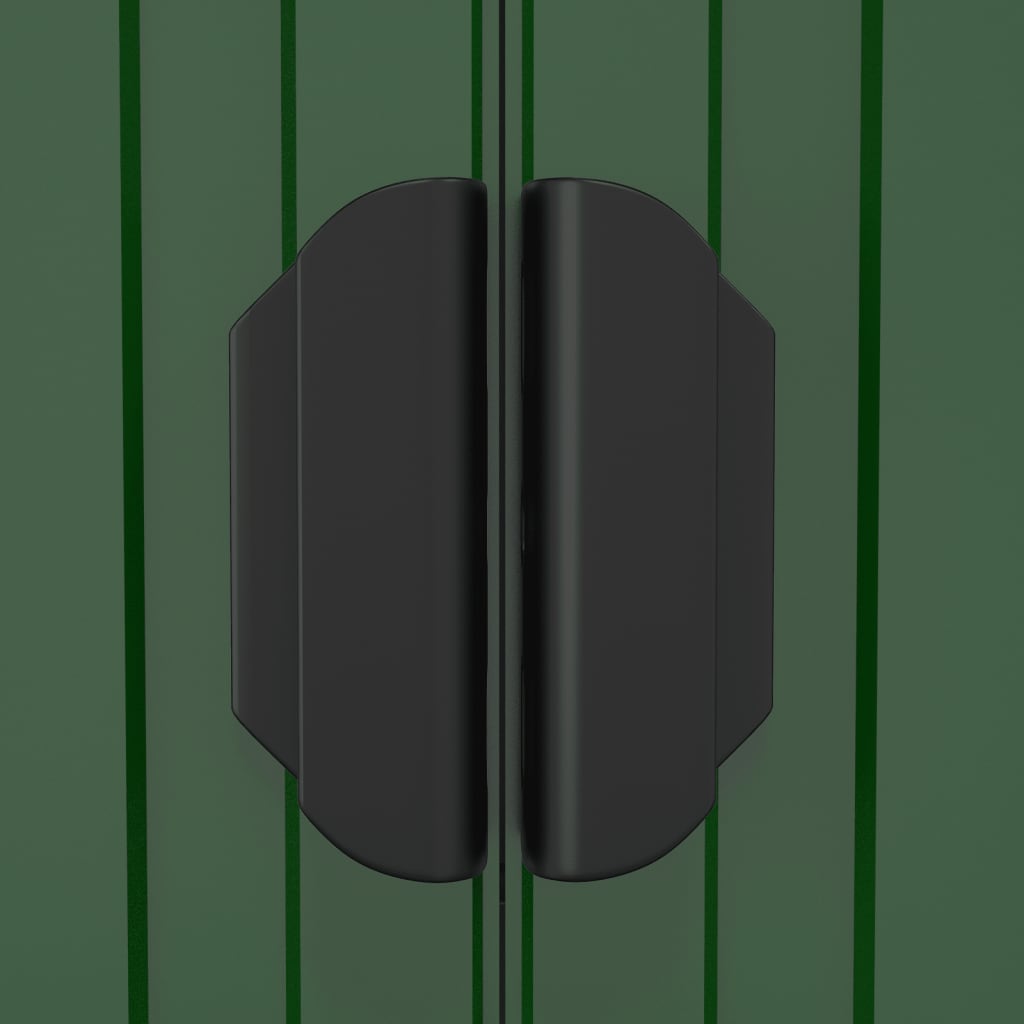 vidaXL Tuinschuur 192x191x223 cm gegalvaniseerd staal groen