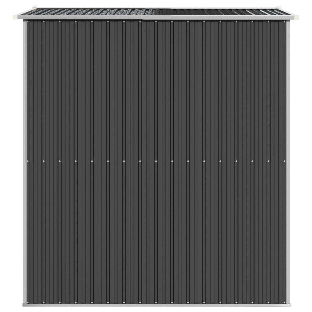 vidaXL Tuinschuur 192x191x223 cm gegalvaniseerd staal antracietkleurig