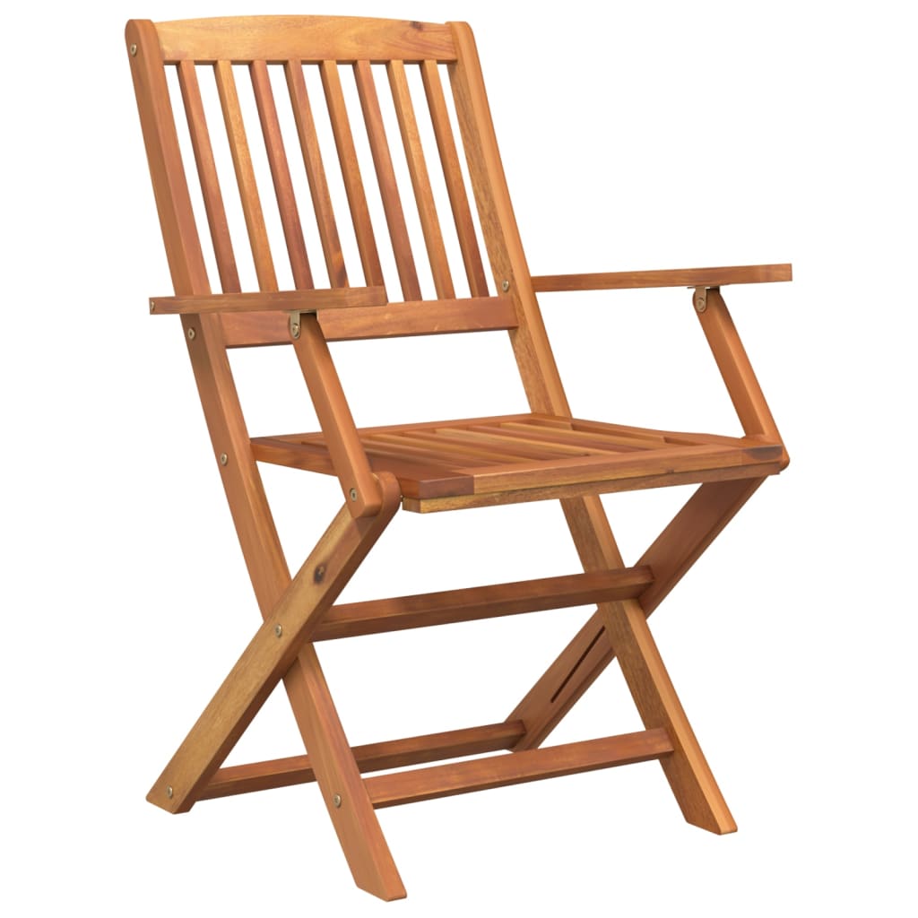 vidaXL 5-delige Eethoek massief acaciahout