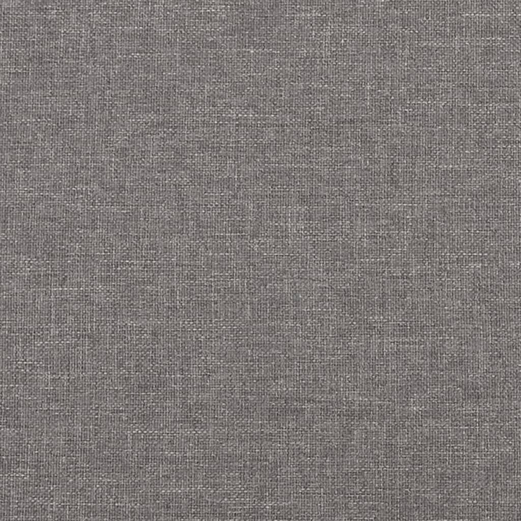 vidaXL Two-seater Sofa with Cushions 120 cm Fabric Dark Grey