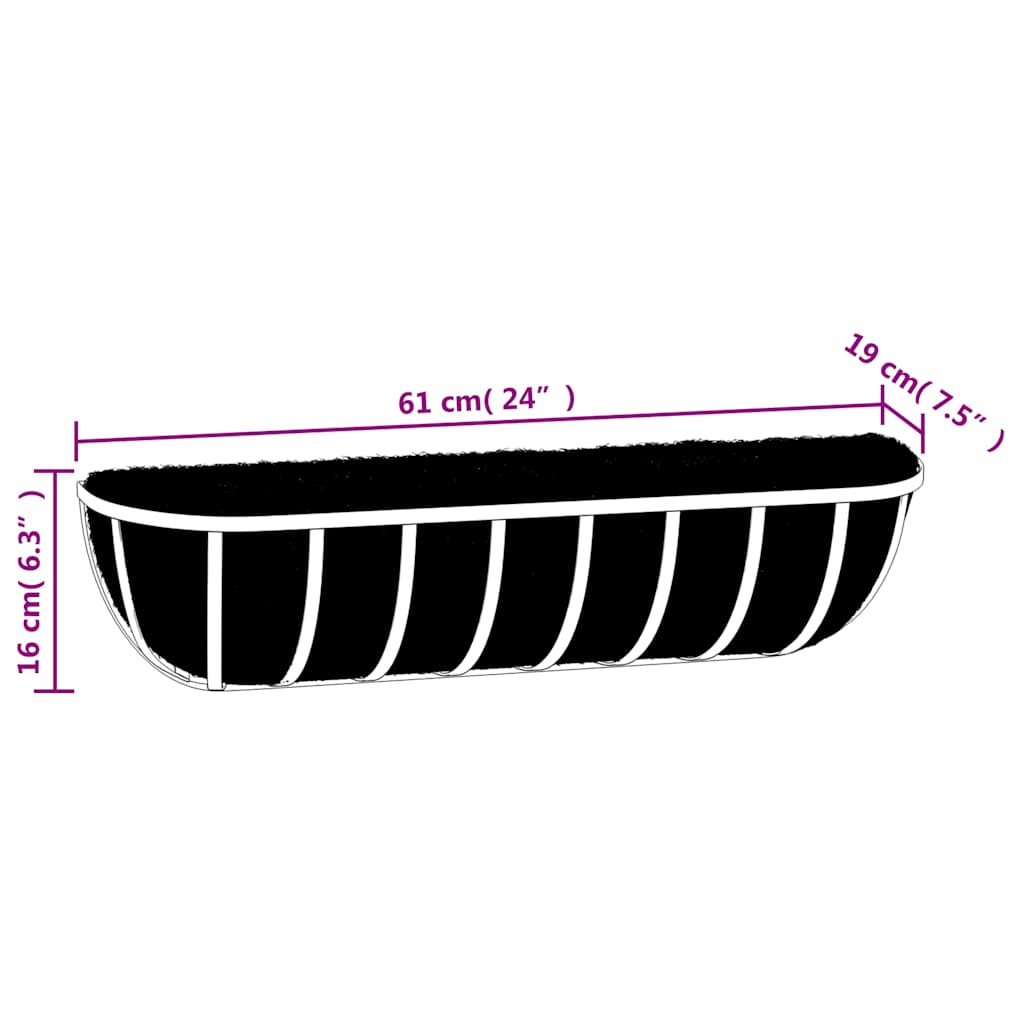 vidaXL Cuvette de cuisine 2 pièces avec poêle 61x19x16 cm acier noir
