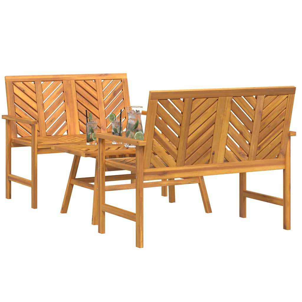 vidaXL Tuin loungeset 4 pcs Bruin Massief Acacia Hout