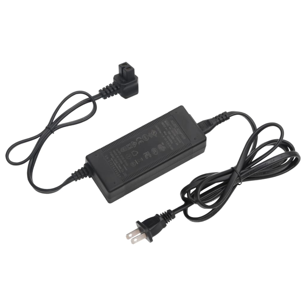 vidaXL Koelbox met wielen en adapter 36 L PP en PE zwart en grijs