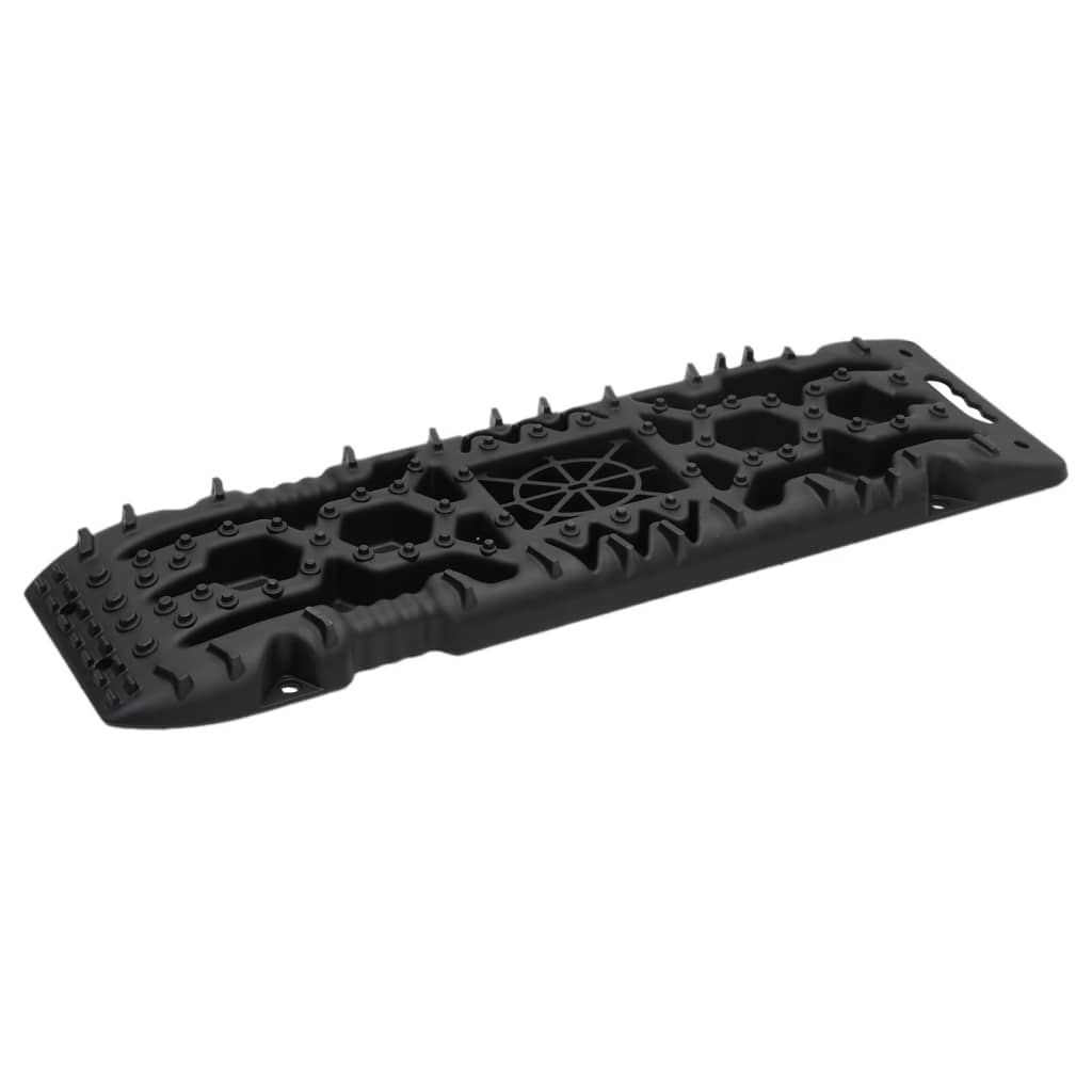 vidaXL Grip Plates 2 pcs 107x31x7 cm nylon black