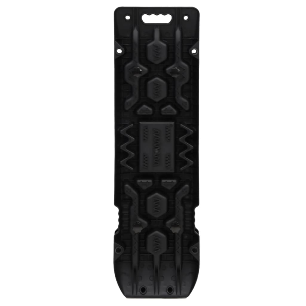 vidaXL Grip Plates 2 pcs 107x31x7 cm nylon black