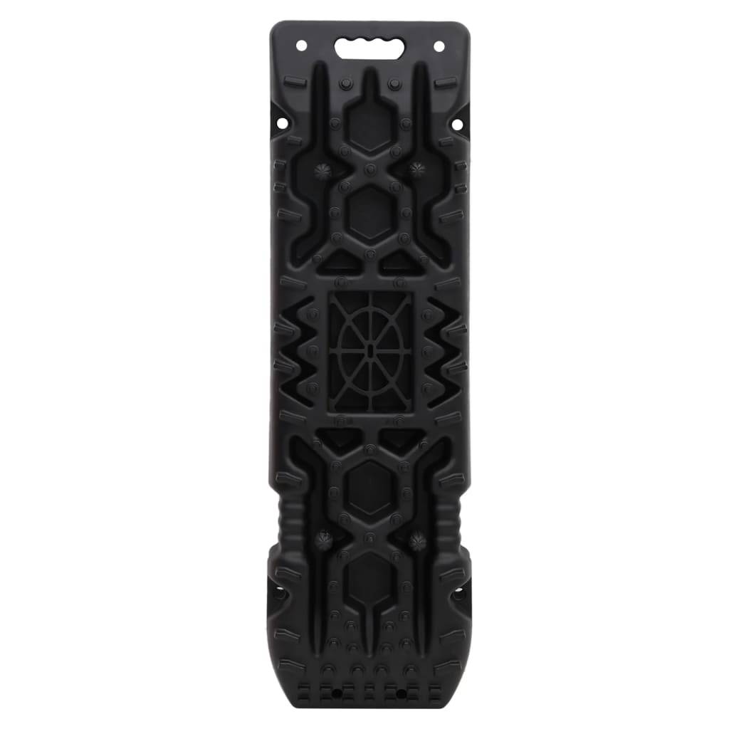vidaXL Grip Plates 2 pcs 107x31x7 cm nylon black