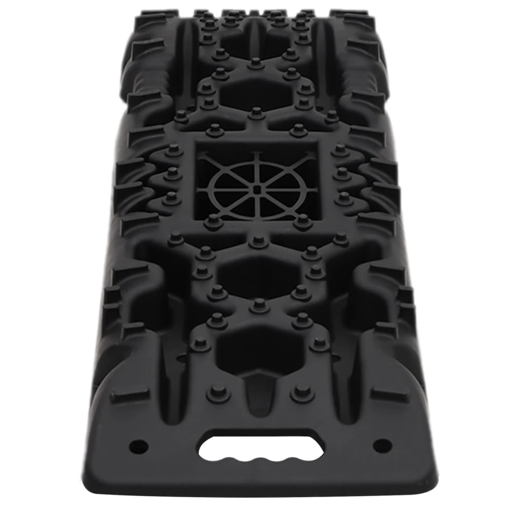 vidaXL Grip Plates 2 pcs 107x31x7 cm nylon black