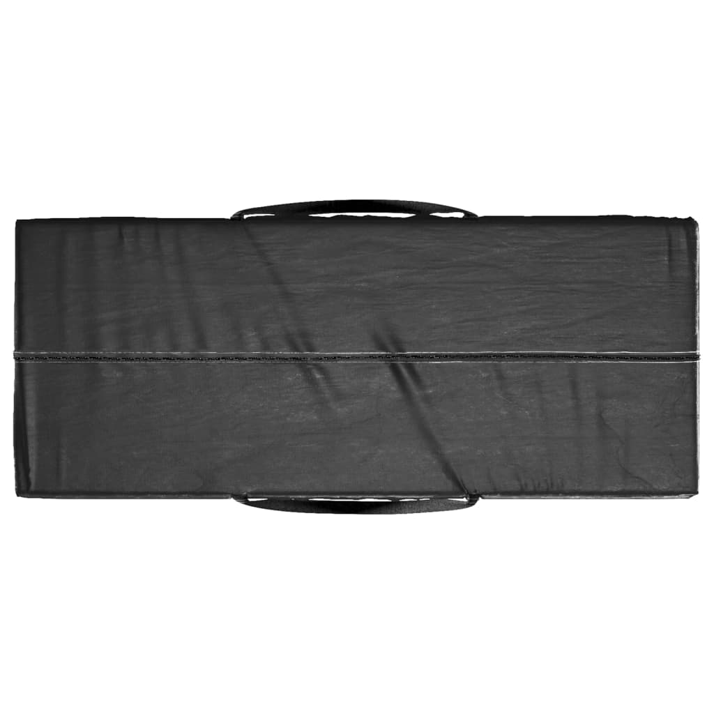 vidaXL Opbergtassen tuinkussens 2 st 135x40x55 cm polyetheen zwart