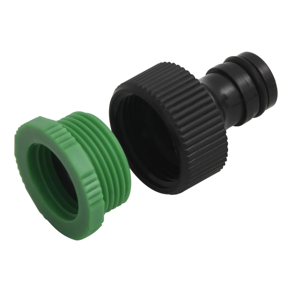 vidaXL Garden Hose with Coupling Set 0.5'' 10 m PVC Green