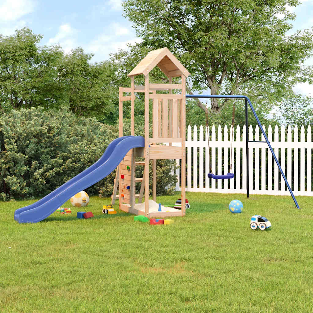 vidaXL Playhouse solid pine wood