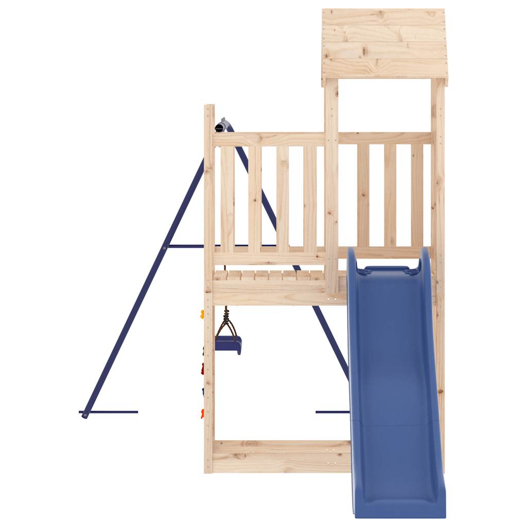 vidaXL Playhouse solid pine wood