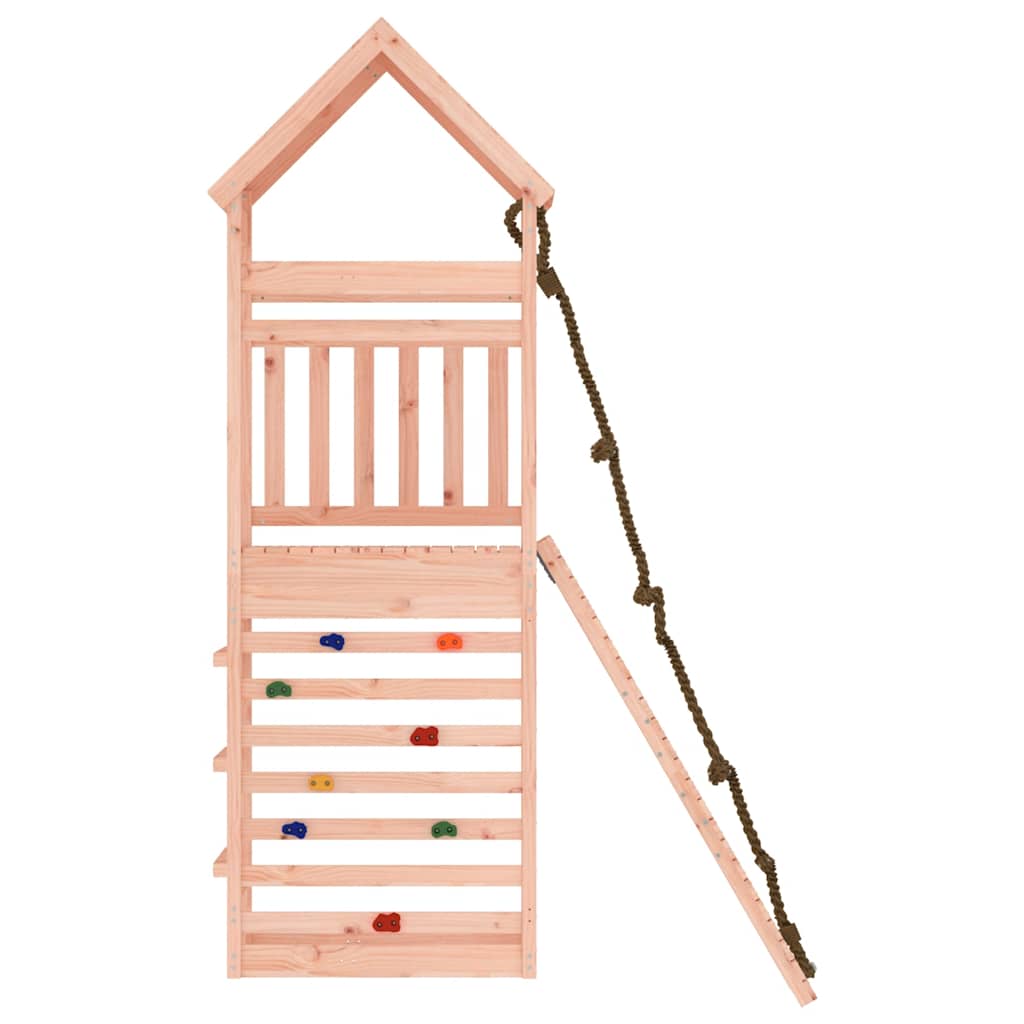 vidaXL Speelhuis met klimwand massief grenenhout