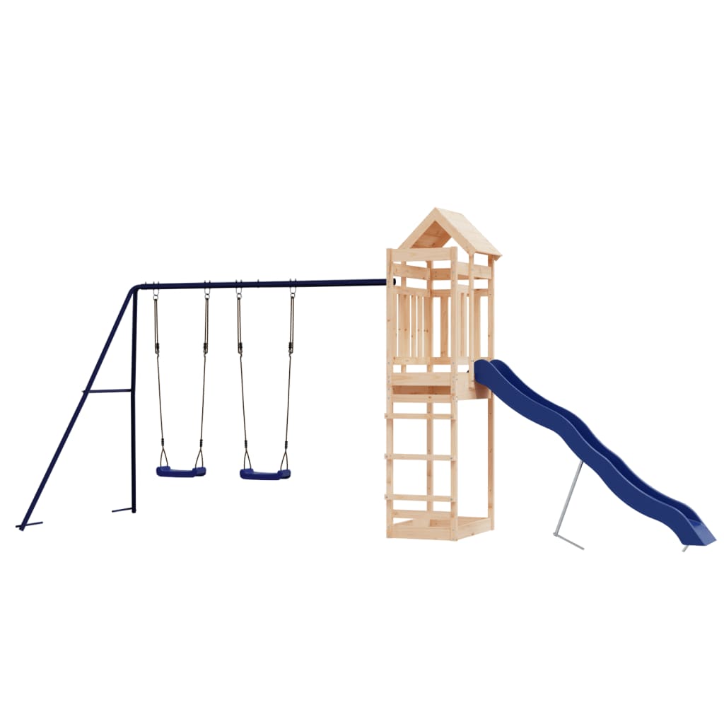 vidaXL Playhouse solid pine wood