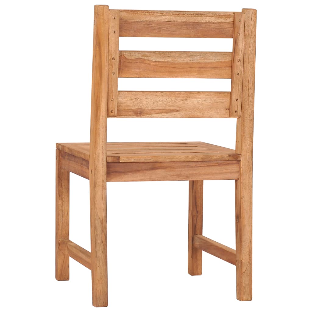 vidaXL Garden Chairs 4 pcs Solid Teak Wood