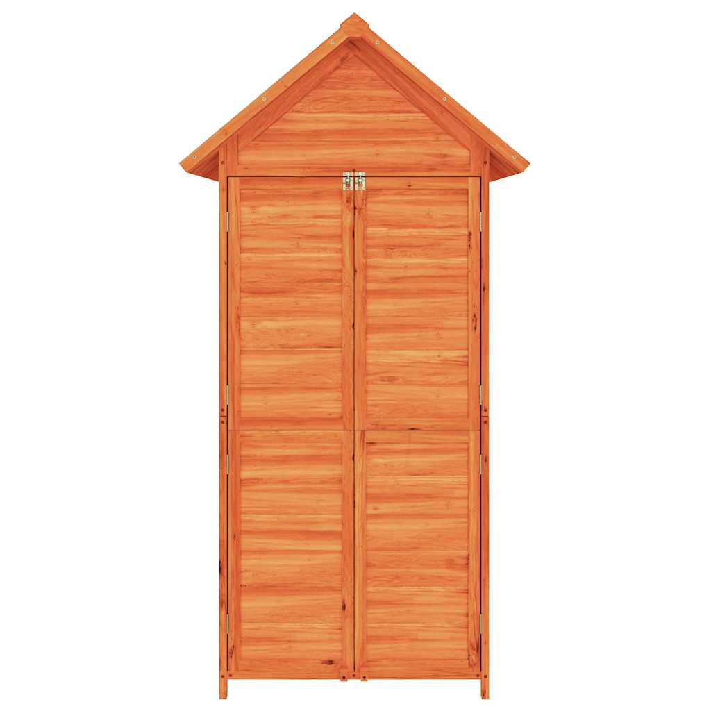 vidaXL Tuinschuur 89x52,5x175 cm massief grenenhout bruin
