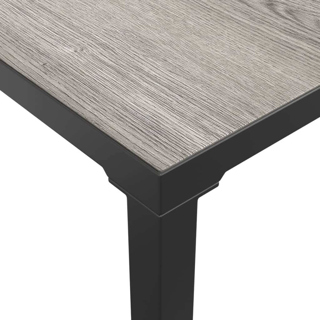 vidaXL Ensemble de salon 3 pièces avec coussins en poly rotin noir et gris