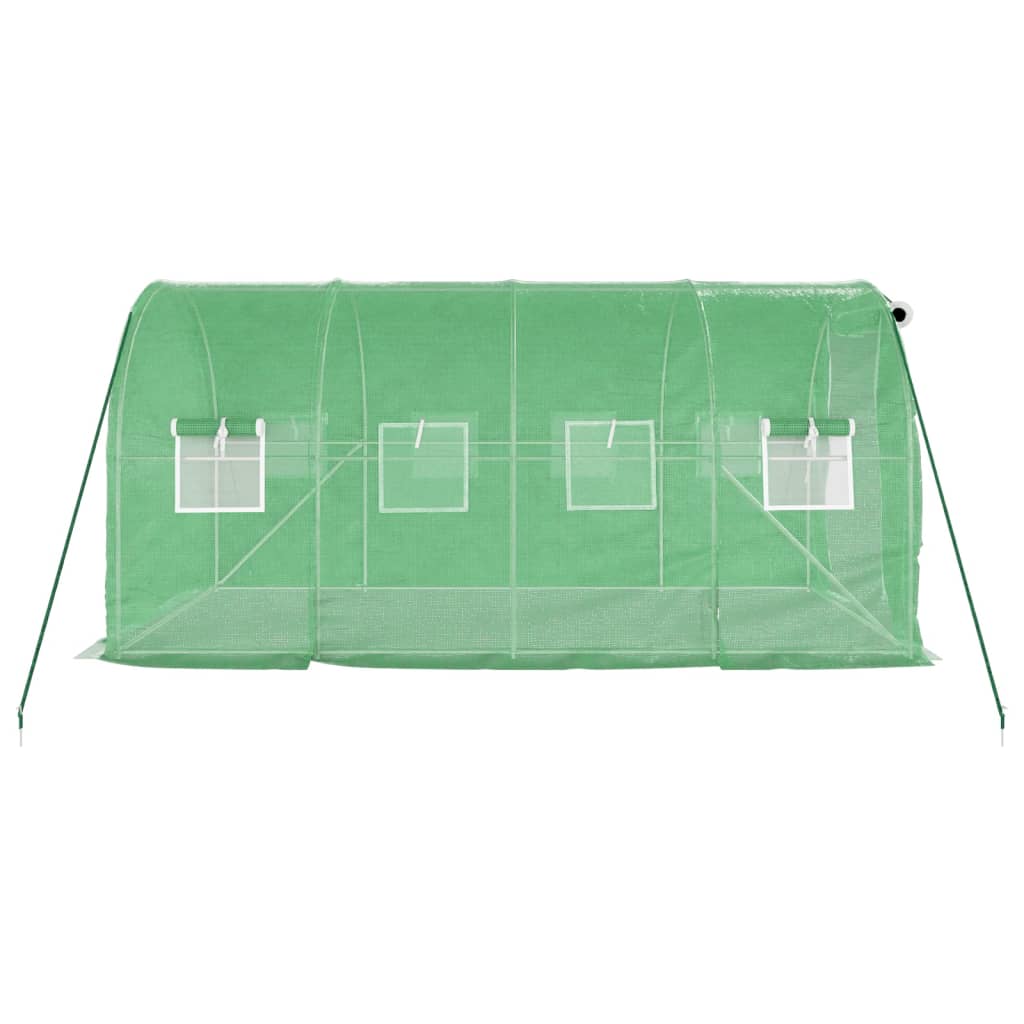 vidaXL Tuinkas met stalen frame 8 m² 4x2x2 m