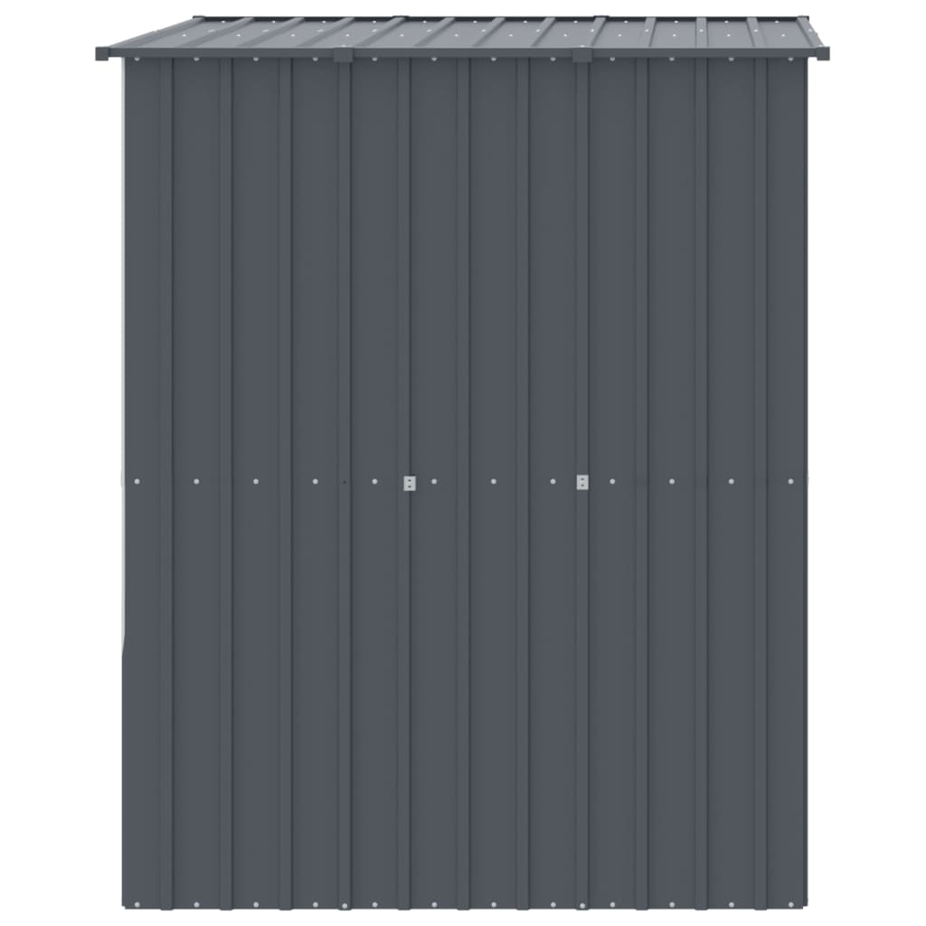 vidaXL Hondenhok met dak 165x153x181 cm gegalvaniseerd staal antraciet
