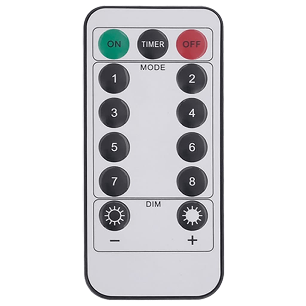 vidaXL Éclairage de fête 2 pièces 140 LED chaudes 17 cm
