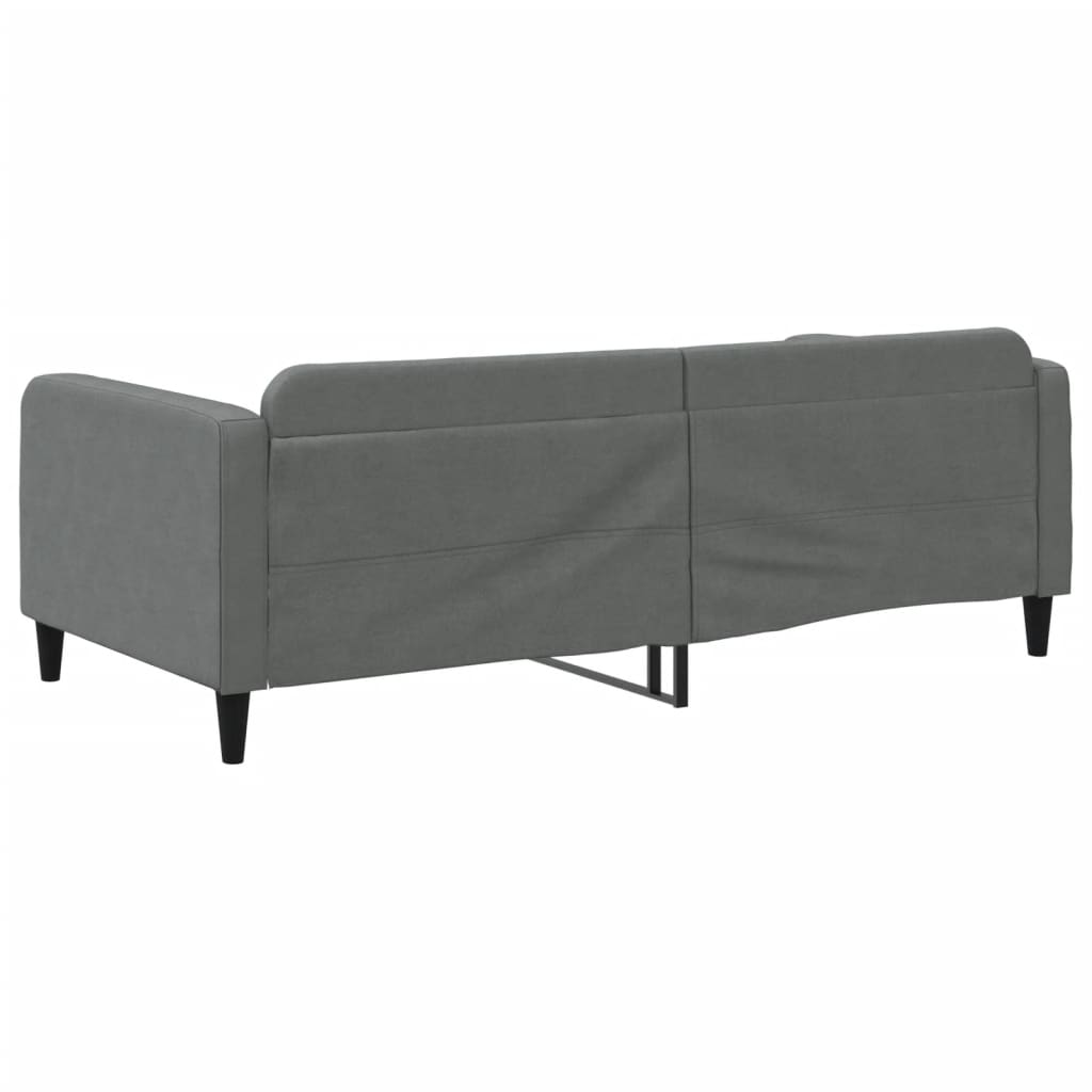 vidaXL Slaapbank 100x190 cm stof lichtgrijs