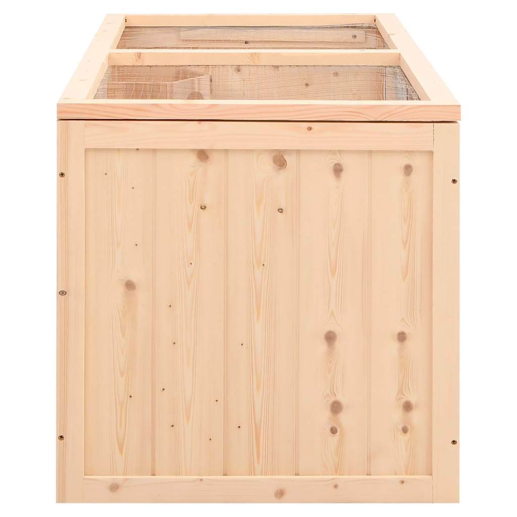 vidaXL Hamsterkooi 104x52x54 cm massief vurenhout