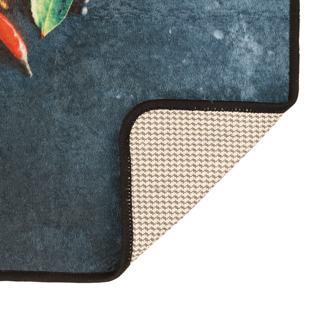 vidaXL Kitchen mat washable non-slip 60x180 cm multicolour