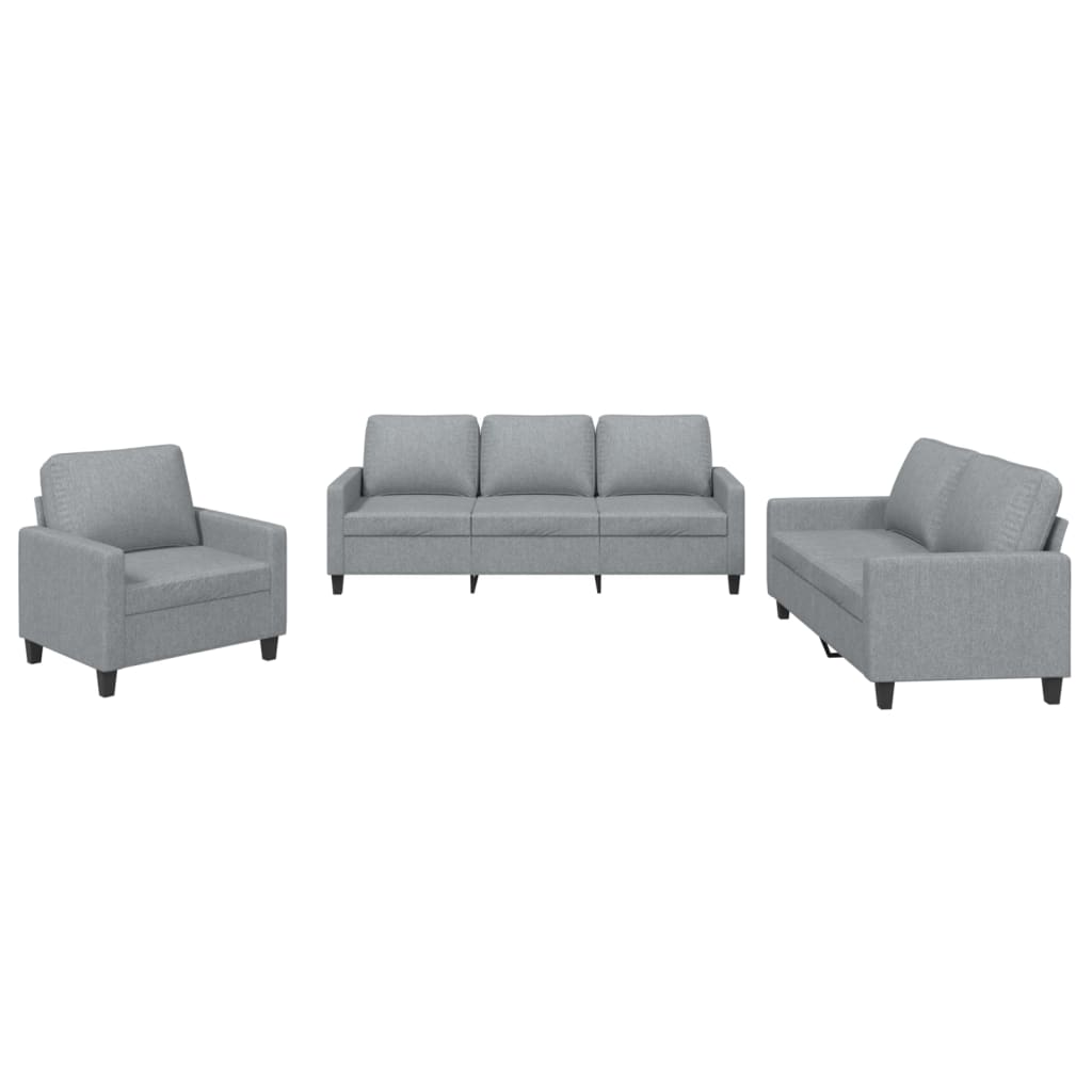 vidaXL Ensemble de salon 3 personnes avec des chaises de cuisine confortables