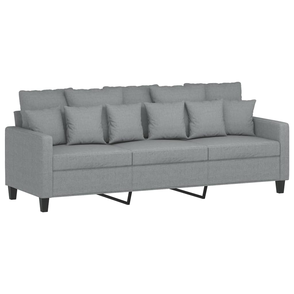 vidaXL Ensemble de salon 3 personnes avec des chaises de cuisine confortables
