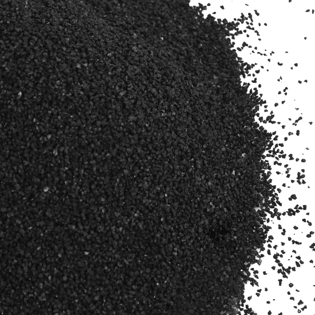 vidaXL Aquarium Sand 10 kg 0.2-2 mm Black