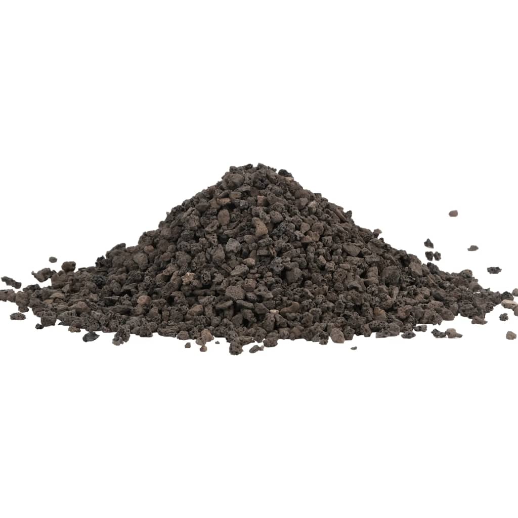 vidaXL Basaltgrind 25 kg 5-8 mm zwart