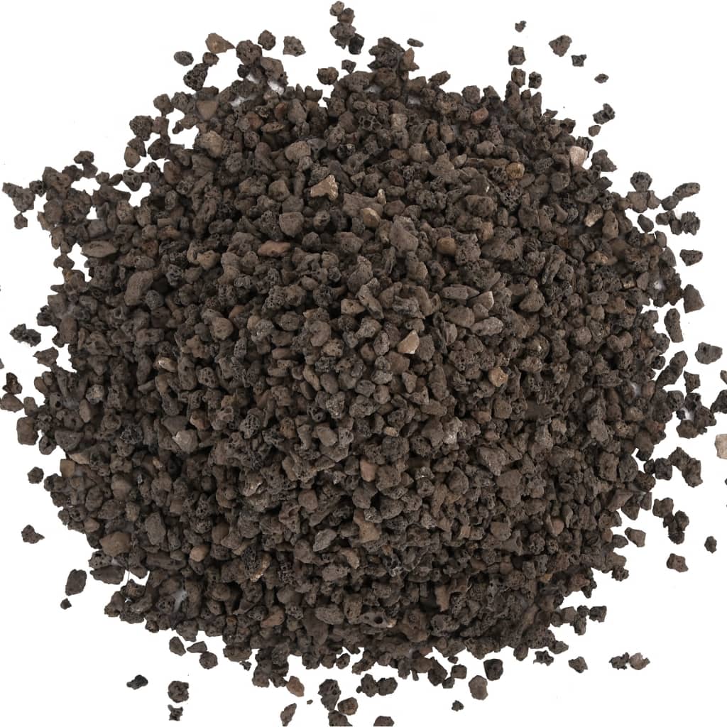 vidaXL Basaltgrind 25 kg 5-8 mm zwart