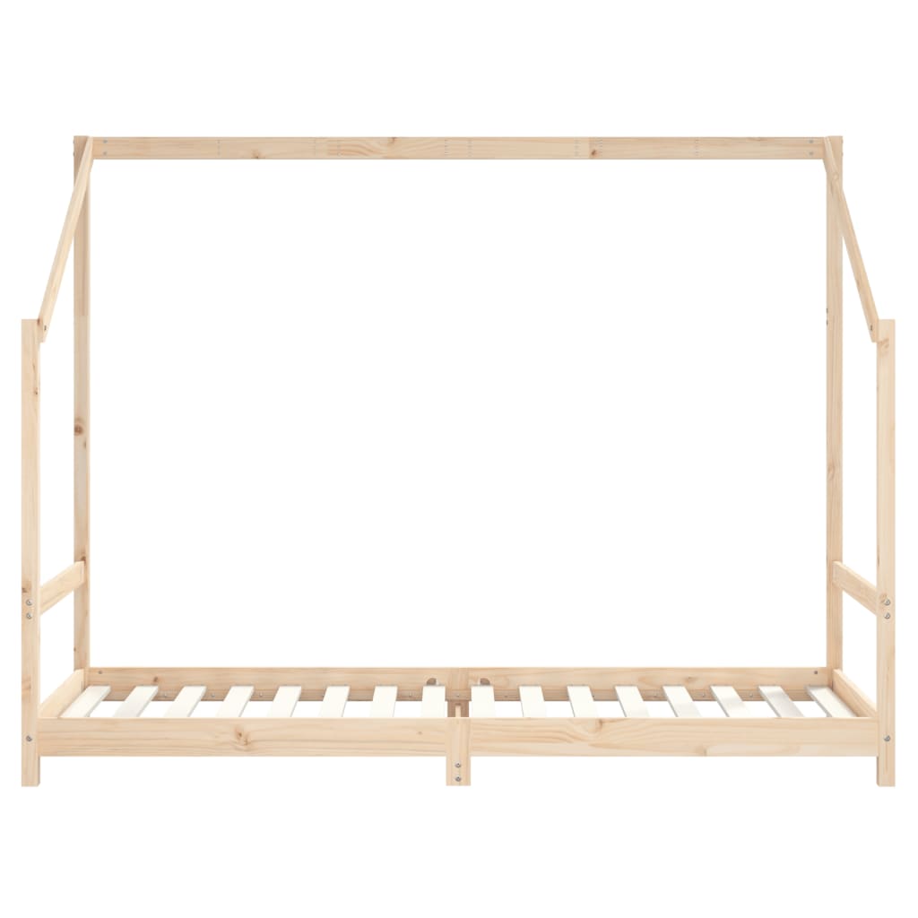 vidaXL Kids Bed Frame 2x(80x200) cm Solid Pine Wood