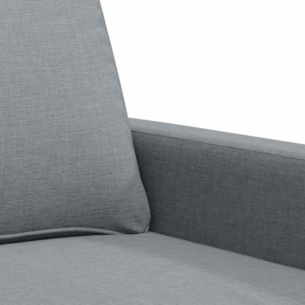 vidaXL Armchair 60 cm fabric light grey