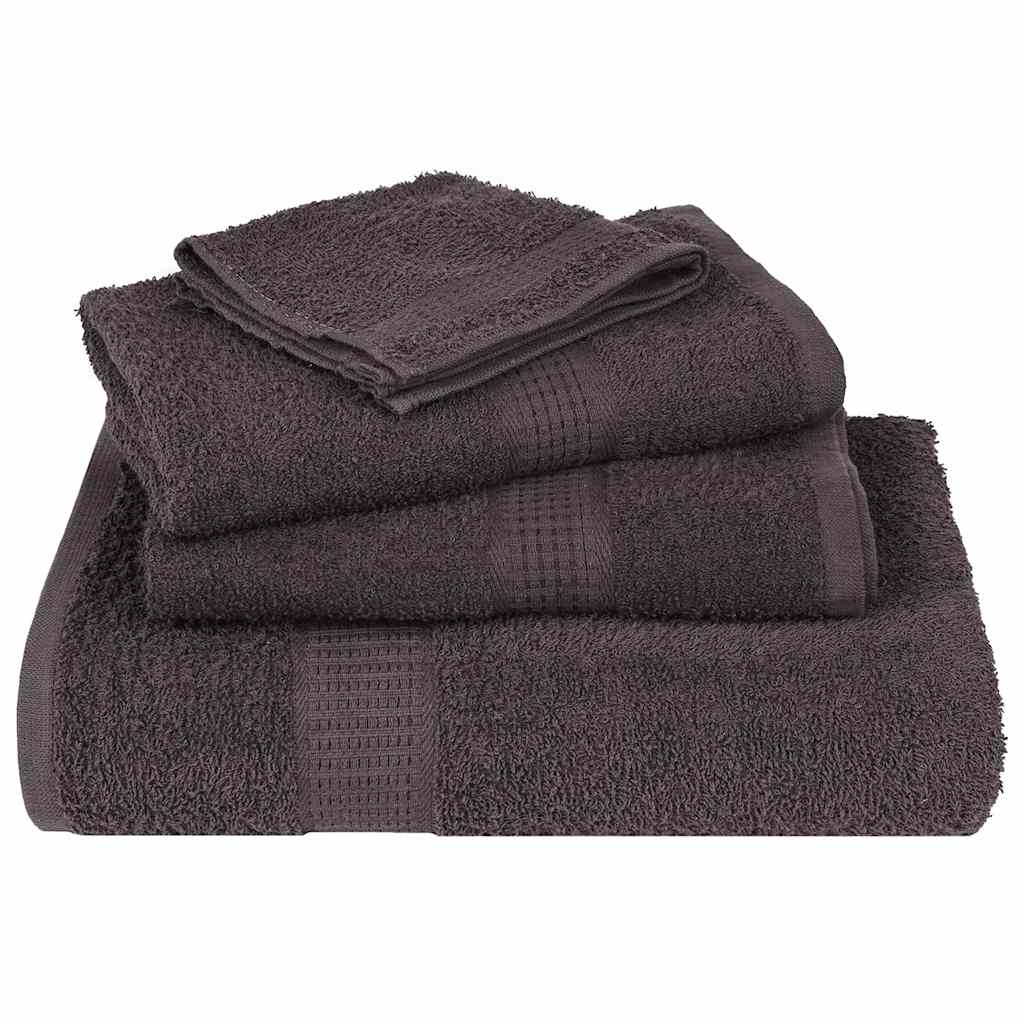 vidaXL 12-Piece Towel Set FROGN 360 gsm White