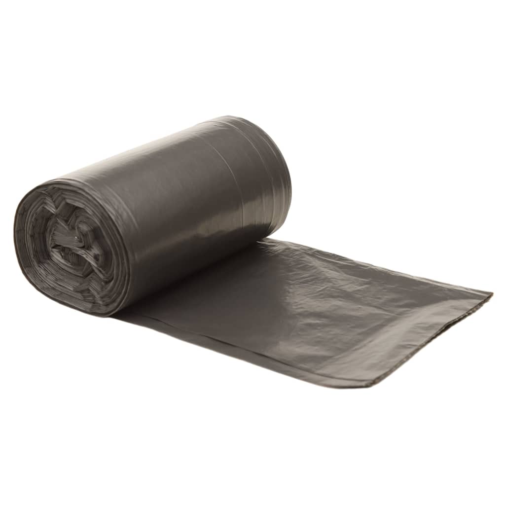 vidaXL Rubbish Bags 250 pcs 35 L black