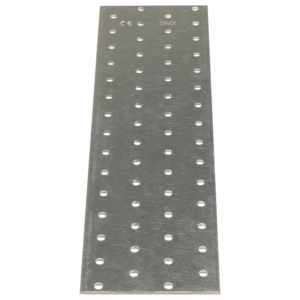 vidaXL Perforated Plates 20 pcs 2 mm 300x80 mm Galvanized Steel