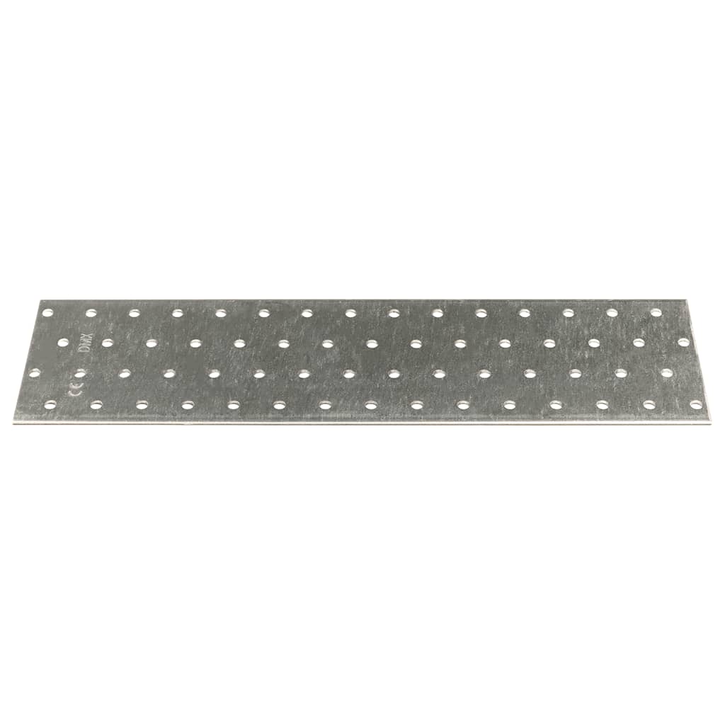 vidaXL Perforated Plates 20 pcs 2 mm 300x80 mm Galvanized Steel