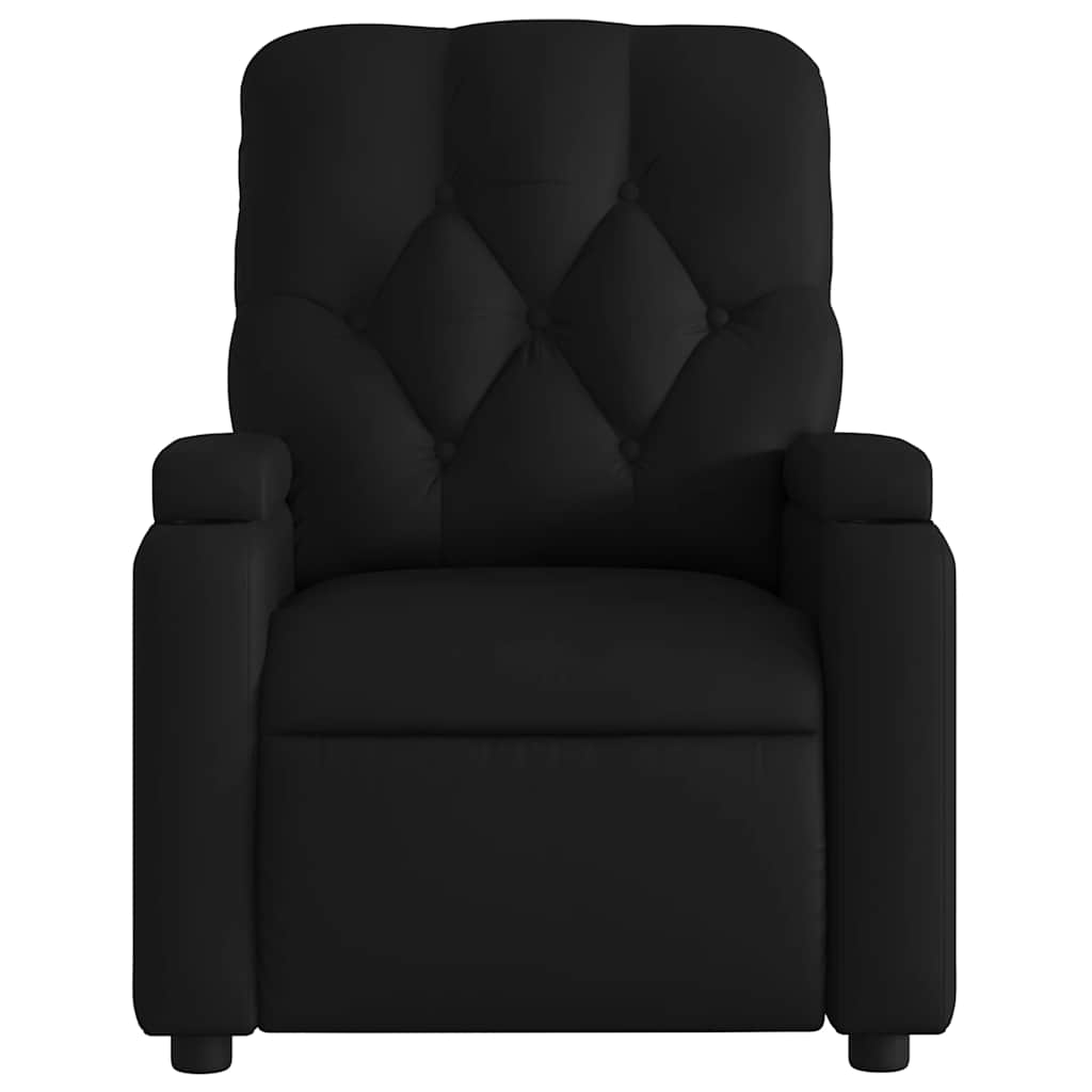 vidaXL Massage Chair Black Artificial Leather