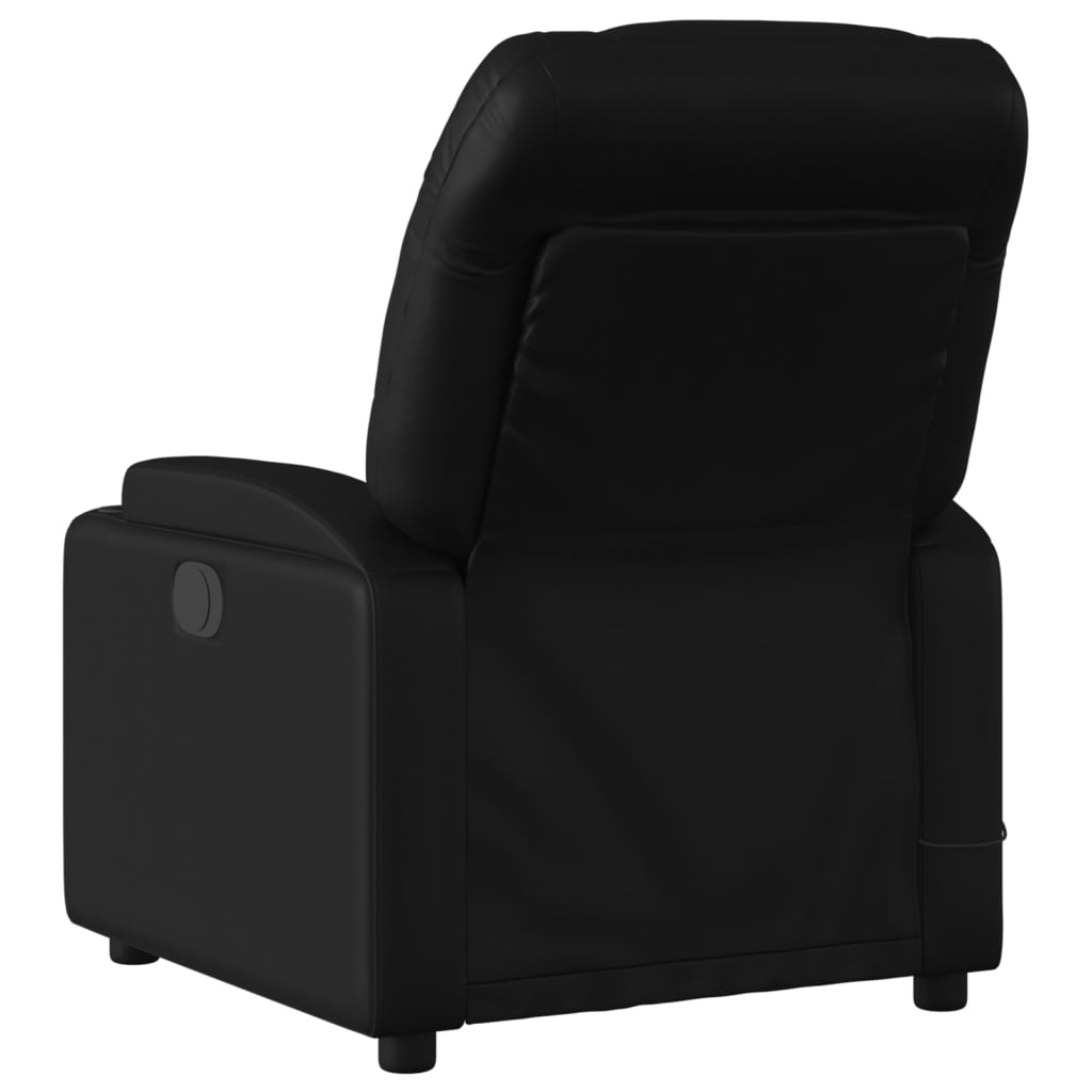 vidaXL Massagestoel van zwart kunstleer