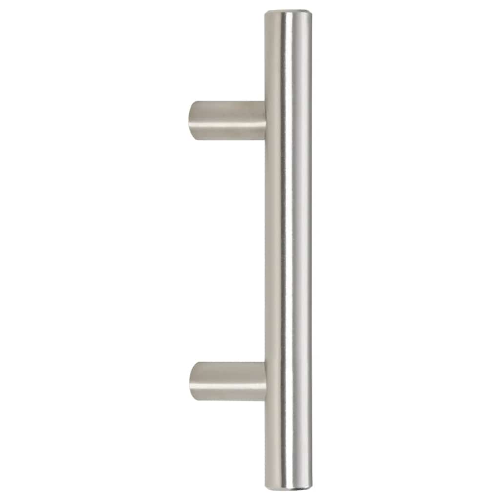 vidaXL Handvatten 10 st 64 mm roestvrij staal zilverkleurig