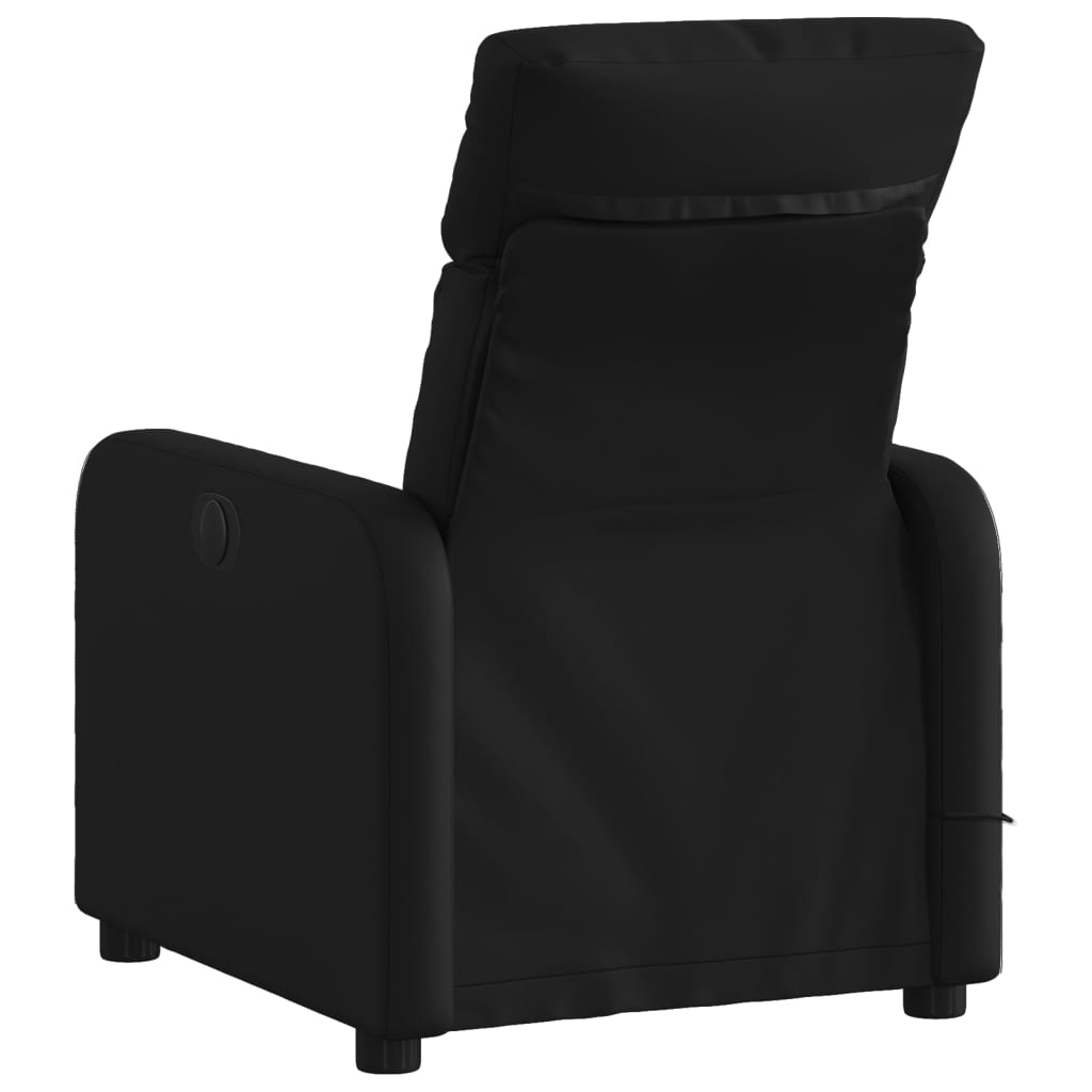 vidaXL Massagestoel Kunstleer Zwart