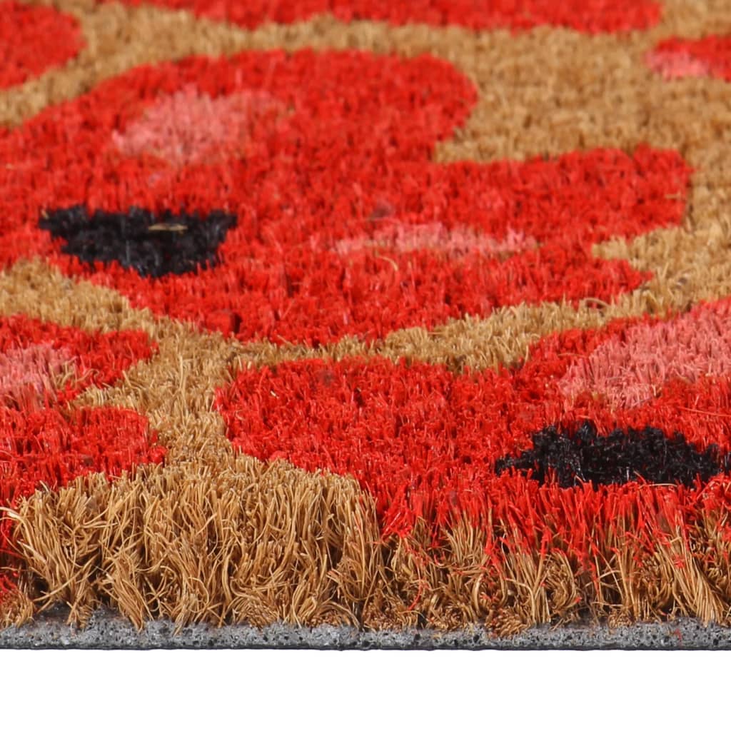vidaXL Deurmat 40x60 cm getufte kokosvezel naturel