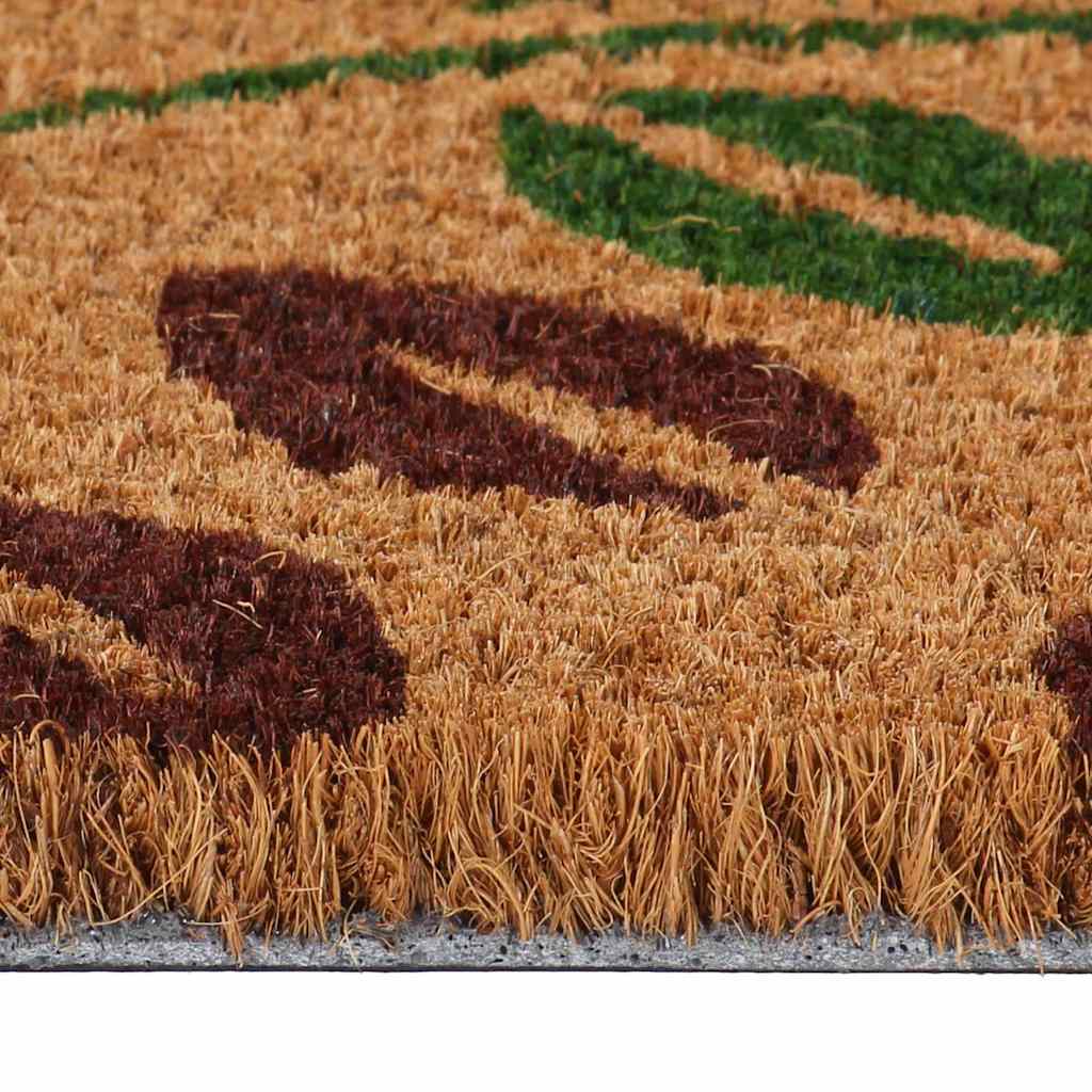 vidaXL Deurmat 40x60 cm getufte kokosvezel naturel